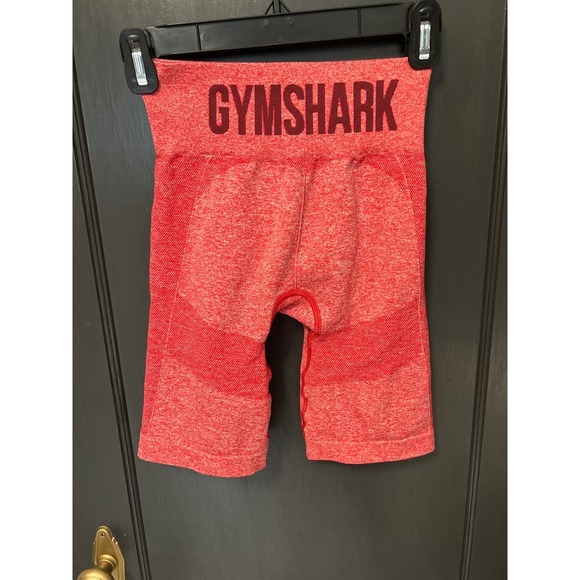 Gymshark Vital Seamless 2.0 Shorts- Coral Red Marl - Picture 4 of 4